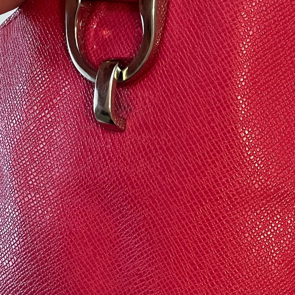 London Fog Women's Purse Crossbody Pink Faux Vegan Leather Shoulder Bag - Picture 7 of 12